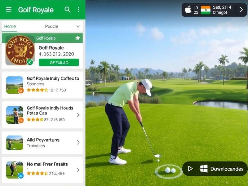 Golf Royale India festival event screenshot